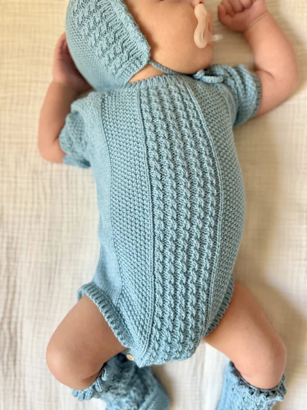 Colección de punto azul verdoso Lirio
