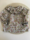 Blusa cuello volante Hortensia