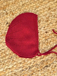 Capota de punto de rayas Clavel