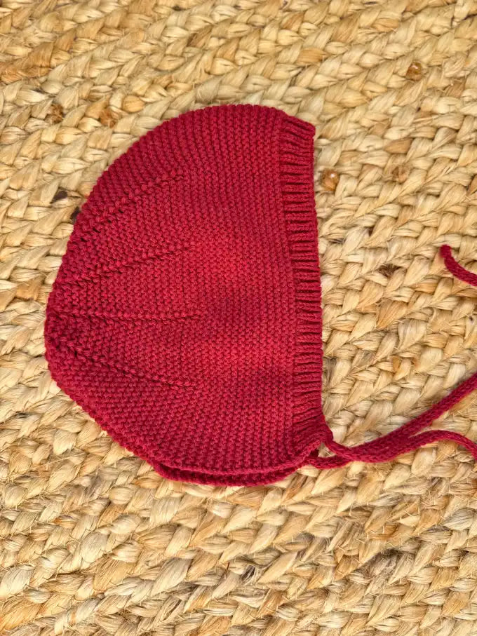 Capota de punto de rayas Clavel