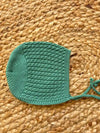 Capota de punto verde agua Salvia