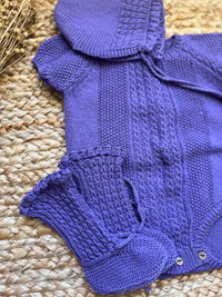 Conjunto de punto de color violeta Violeta
