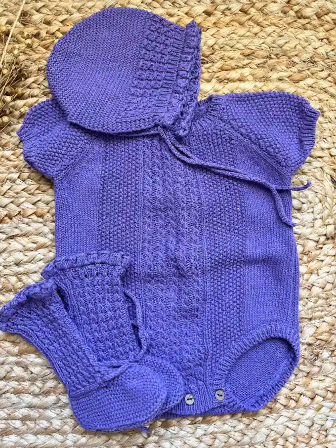 Conjunto de punto de color violeta Violeta