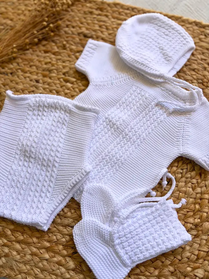 Conjunto de punto blanco Magnolia