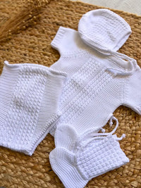 Conjunto de punto blanco Magnolia