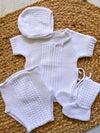 Conjunto de punto blanco Magnolia