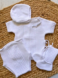 Conjunto de punto blanco Magnolia