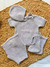 Conjunto de punto gris claro Gardenia