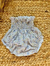 Windelhose mit blau-rosa Blumenmuster Verbena