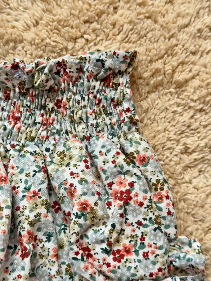 Cubrepañal de flores multicolor - Colección Amaranto