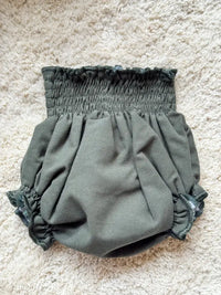 Cubrepañal verde pino liso - Colección Abeto