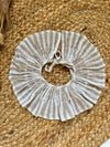 Cuello de rayas beige Espiga