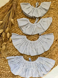 Cuello de rayas grises Nenúfar