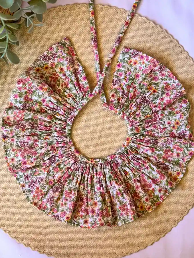 Cuello de flores naranjas 2-4 años - Colección Tulipan