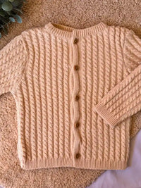Jersey/Chaqueta de punto crema - Colección Camomila