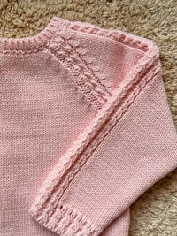 Jersey/Chaqueta de punto rosa - Colección Alegría