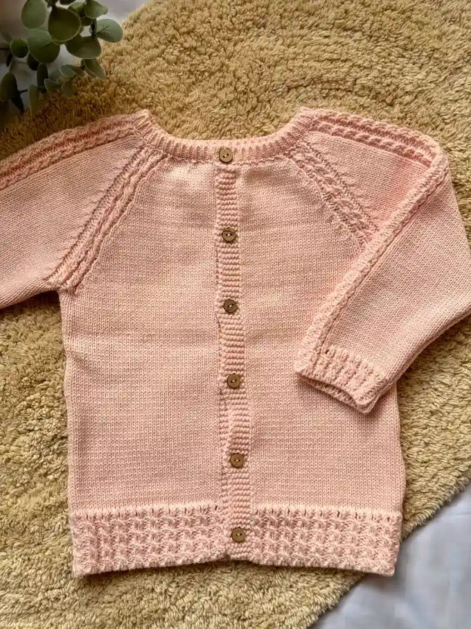 Jersey/Chaqueta de punto rosa - Colección Alegría