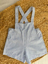 Pantalón con tirantes de rayas azul Nenúfar