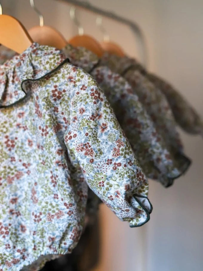 Pelele con estampado floral - Hortensia