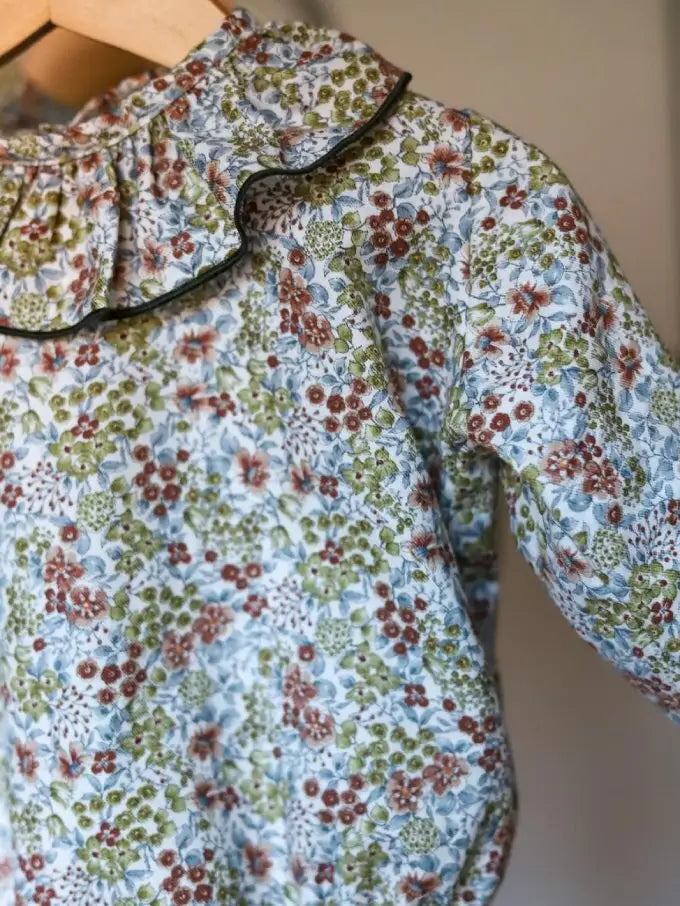 Pelele con estampado floral - Hortensia