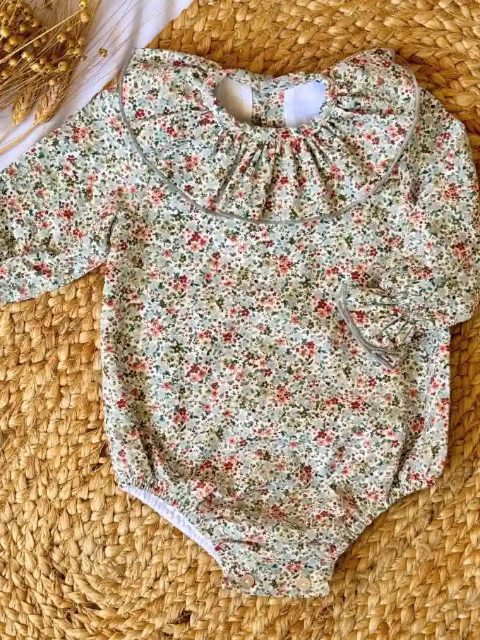 Pelele de flores multicolor - Colección Amaranto