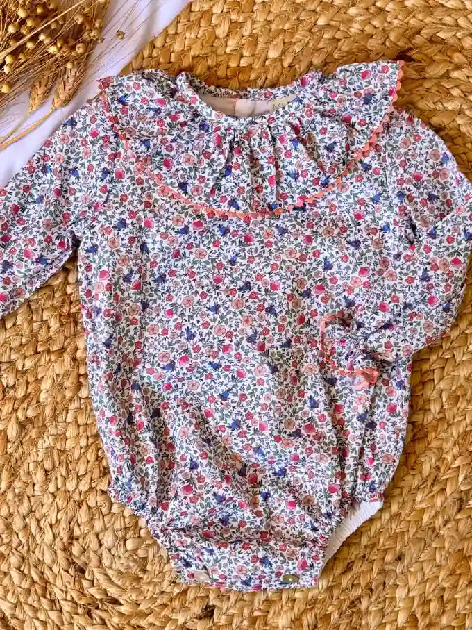 Pelele de flores multicolor - Colección Lavanda