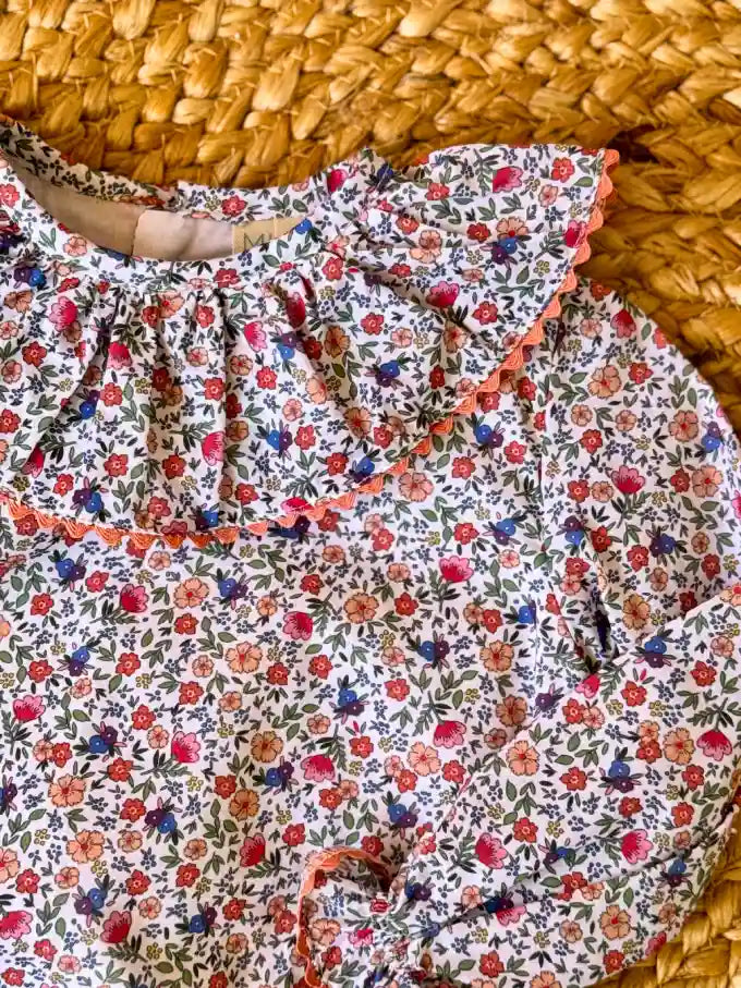 Pelele de flores multicolor - Colección Lavanda