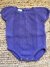 Pelele de punto Violeta