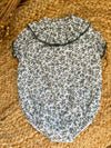 Pelele de manga corta blanco con ramas Azucena