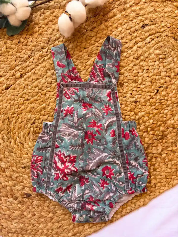 Ranita algodón estampado floral Colección Buganvilla | MICŪ baby
