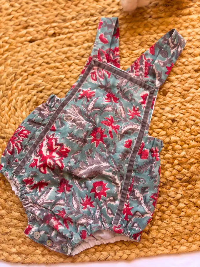 Ranita algodón estampado floral Colección Buganvilla | MICŪ baby