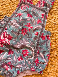Ranita algodón estampado floral Colección Buganvilla | MICŪ baby