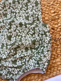 Ranita verde con flores blancas Colección Helecho | MICŪ baby