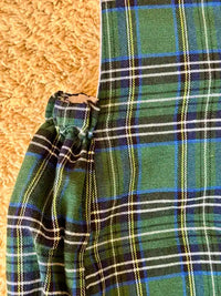 Ranita de cuadros verdes y azul marino - Colección Abedul