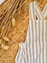 Ranita de rayas beige - Colección Espiga