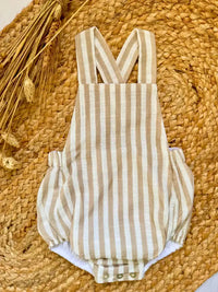 Ranita de rayas beige - Colección Espiga