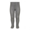 Leotardos básicos canalé Cóndor (Gris Claro)